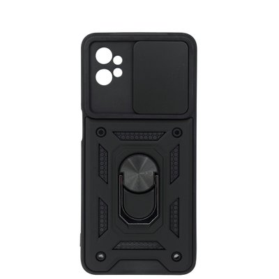 Ударостійкий чохол із захистом камери для Motorola G32 з кільцем чорний 1898146541 фото