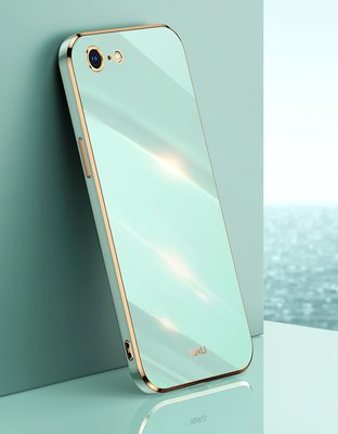 Чохол 6D Plating для Apple iPhone 7 / 8 / SE 2020 Mint Green 10242 фото
