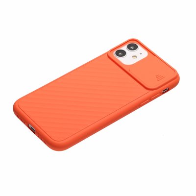 Чехол для Apple iPhone 11 Pro Sliding Camera Cover Оранжевый 5799 фото