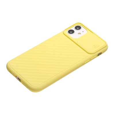 Чехол для Apple iPhone 11 Pro Sliding Camera Cover Желтый 5800 фото