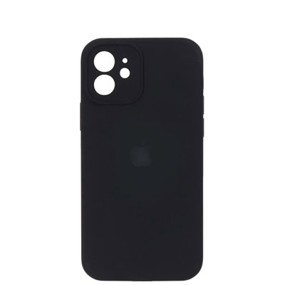 Чохол Full Silicone Camera для iPhone 12 Black (18) 9831 фото