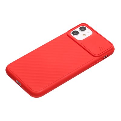 Чохол для Apple iPhone 11 Pro Max Sliding Camera Cover Червоний 5806 фото