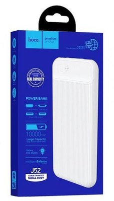 Портативна батарея PowerBank Hoco J52 New Joy (10000 mAh) Білий 8939 фото