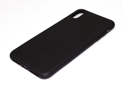 Чохол для iPhone Xs Max силіконовий Чорний 3056 фото