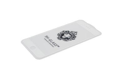 Захисне скло 5D Lion для iPhone 7 Plus / 8 Plus Біле (0.3мм 9H) 6762 фото