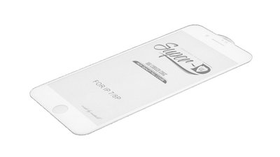 Захисне скло Super-D для Apple iPhone 7 Plus / 8 Plus Біле (0.3mm 9H) 7805 фото