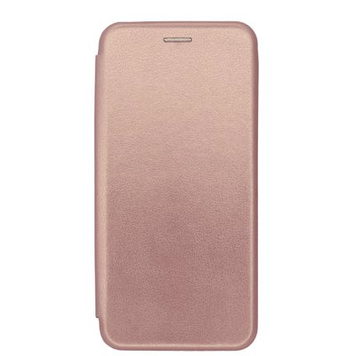 Чохол книжка Level для iPhone 7 Plus / 8 Plus шкіряний Рожево-золотий 7252 фото