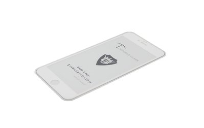 Захисне скло 5D Premium для Apple iPhone 6 Plus / 6s Plus Біле (0.3mm 9H) 7033 фото