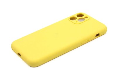 Чохол Full Silicone Camera на Apple iPhone 11 Pro Yellow 7924 фото