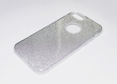 Чохол для Apple iPhone 7 / iPhone 8 Срібний Glitter 2987 фото